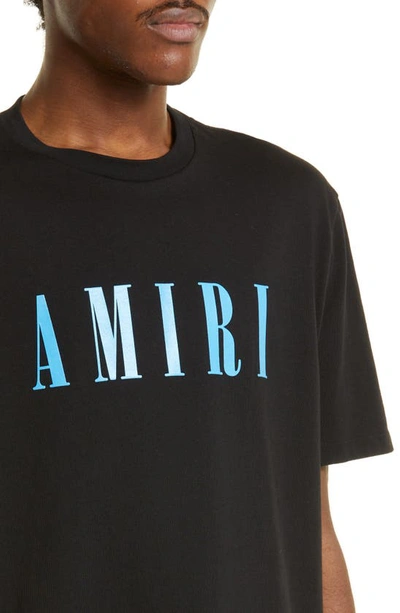 Shop Amiri Core Logo Cotton Graphic Tee In Black