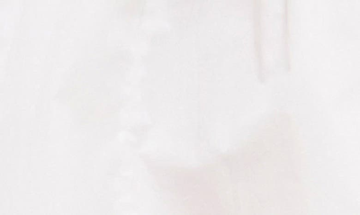 English Factory Puff Shoulder Mixed Media Minidress In White