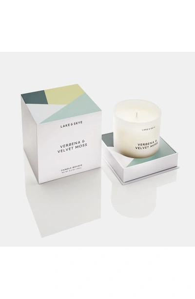 Lake & Skye Verbena & Velvet Moss Candle 8 Oz.