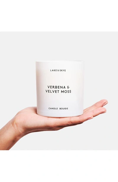 Lake & Skye Verbena & Velvet Moss Candle 8 Oz.