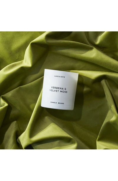 Lake & Skye Verbena & Velvet Moss Candle 8 Oz.