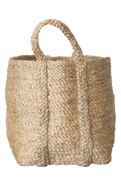 Shop Will And Atlas Jute Basket In Natural