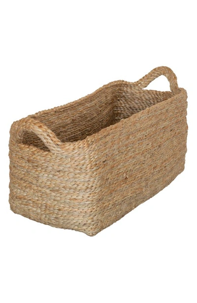 Shop Will And Atlas Rectangular Jute Tray In Natural