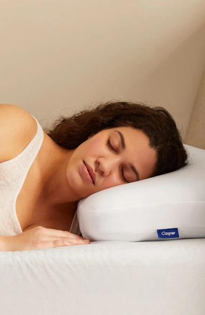 Shop Casper Low Loft Foam Pillow With Snow Technology™ In White