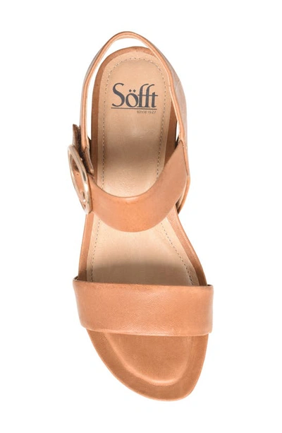 Söfft Vaya Wedge Sandal In Luggage