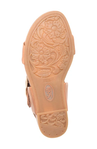 Söfft Vaya Wedge Sandal In Luggage
