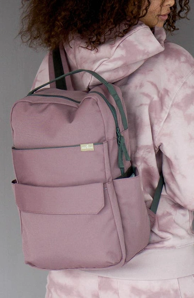 Shop Red Rovr Roo Diaper Backpack In Mauve