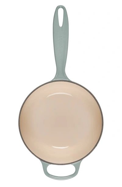 Le Creuset Signature 2.25-quart Cast Iron Saucepan In Sea Salt