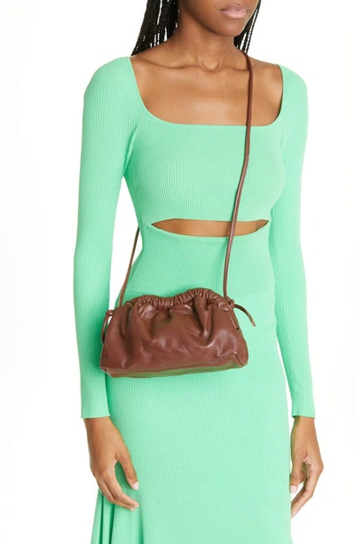 Mansur Gavriel Mini Cloud Clutch In Chocolate