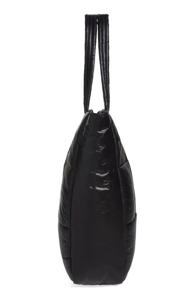 Shop Ugg Ellory Quilted Nylon Tote In Black