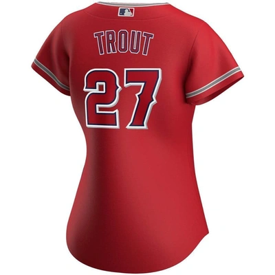 Shop Nike Mike Trout Red Los Angeles Angels Alternate Replica Player Jersey