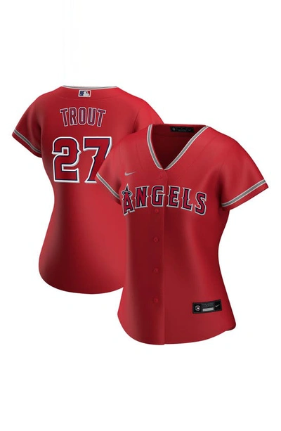 Shop Nike Mike Trout Red Los Angeles Angels Alternate Replica Player Jersey