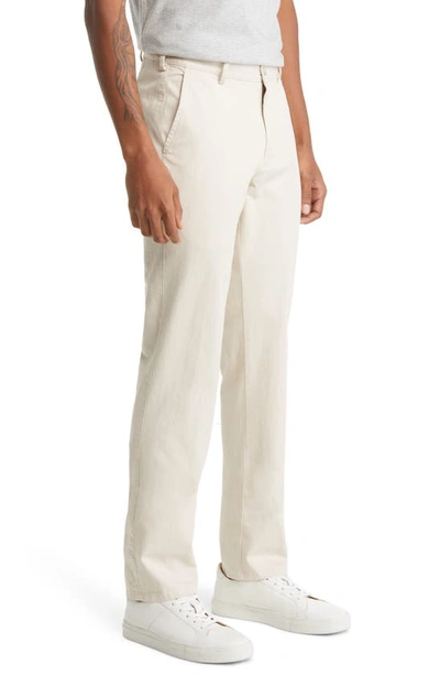 Shop Peter Millar Pilot Flat Front Stretch Cotton Twill Pants In Stone