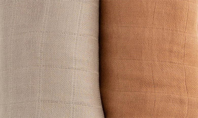 Little Unicorn 2-pack Muslin Swaddle Blanket In Caramel