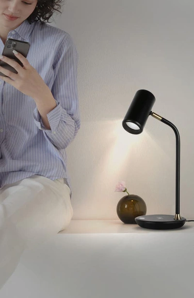 Shop Brightech Ezra Led Table Lamp In Black