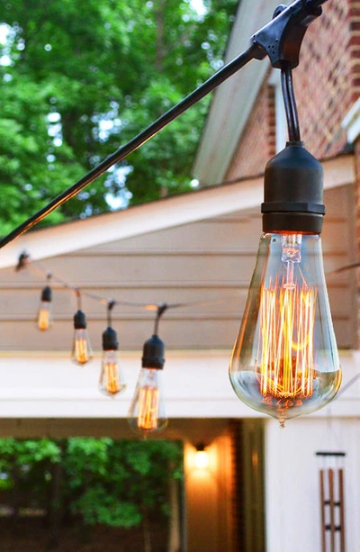 Shop Brightech Ambience Vintage Outdoor Hanging Lights In Black