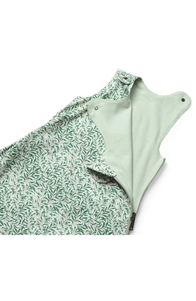 Shop Dockatot Reversible Cotton Wearable Blanket In Green