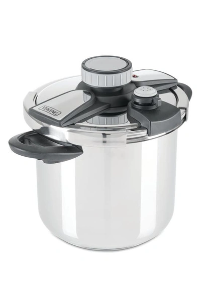 Shop Viking Easy Lock Clamp 8-quart Pressure Cooker With Steamer