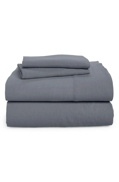 Shop Parachute Linen Sheet Set In Dusk