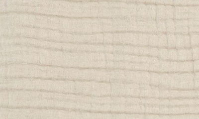 Parachute Cloud Cotton & Linen Gauze Throw Blanket In Bone