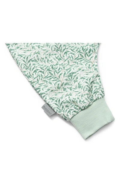 Shop Dockatot Print Cotton Pajama Romper In Green