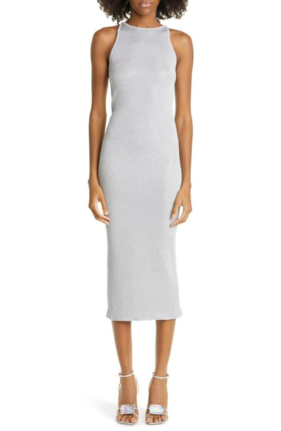 Shop A.l.c Ashley Sleeveless Sweater Dress In Mercury