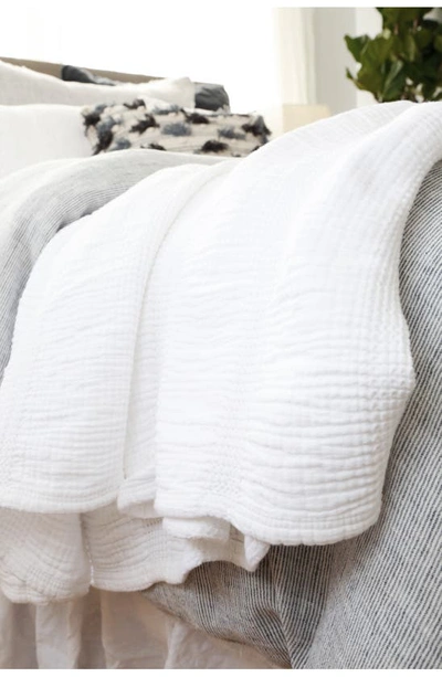 Shop Pom Pom At Home Nantucket Matelassé Blanket In White