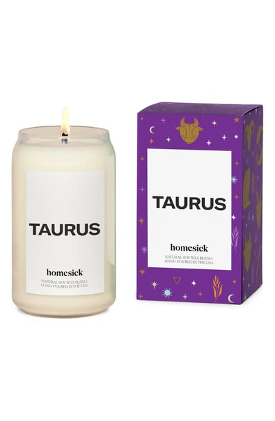 Shop Homesick Taurus Scented Candle In White