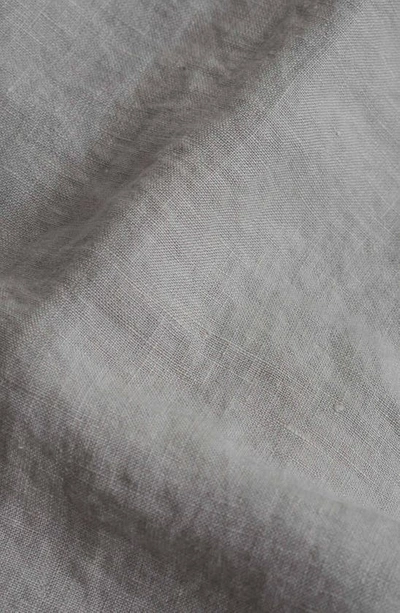 Shop Piglet In Bed Linen Duvet Cover In Dove Gray