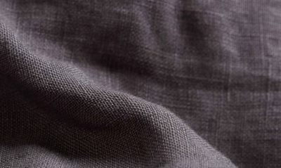 Shop Piglet In Bed Linen Duvet Cover In Charcoal Gray
