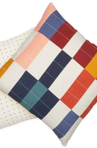 Shop Anchal Check Accent Pillow In Multi