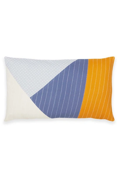 Shop Anchal Colorblock Lumbar Throw Pillow In Asha Color Block