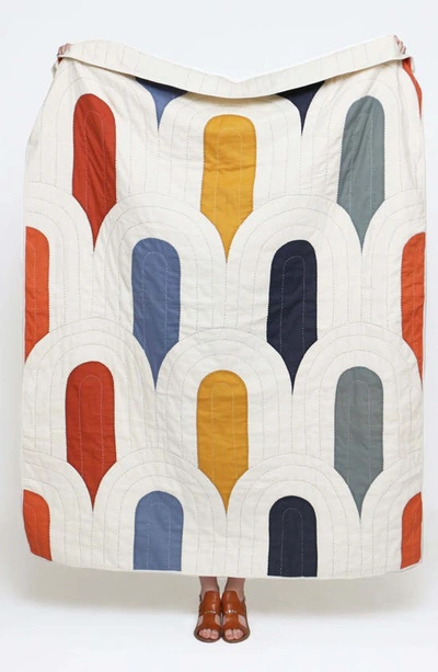 Shop Anchal Canopy Quilted Throw Blanket In Gumdrop