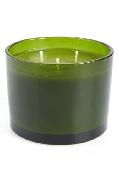 Thymes Frasier Fir Green 3-wick Candle In Green