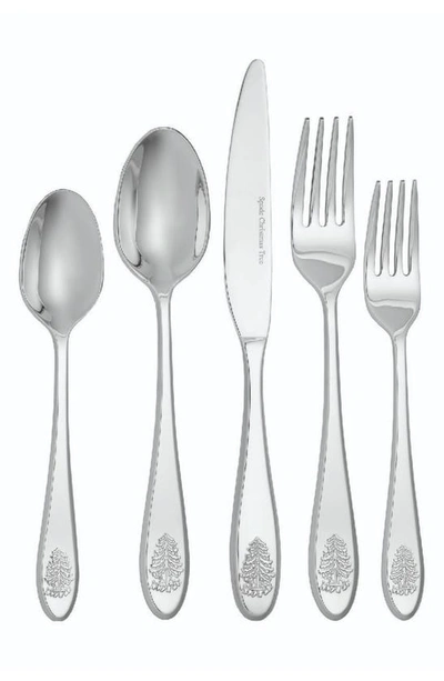 Spode Christmas Tree 20-piece Place Setting In Silver