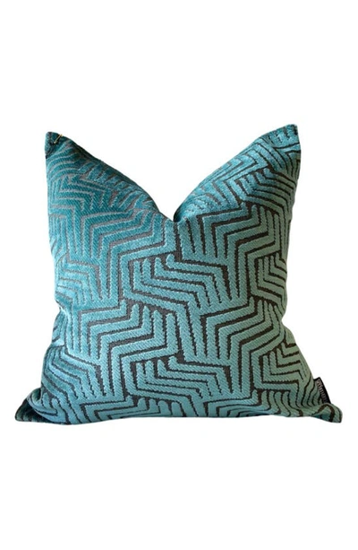 Shop Modish Decor Pillows Velvet Pillow Cover In Calypso