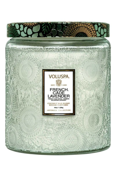 Shop Voluspa French Cade Lavender Luxe Jar Candle