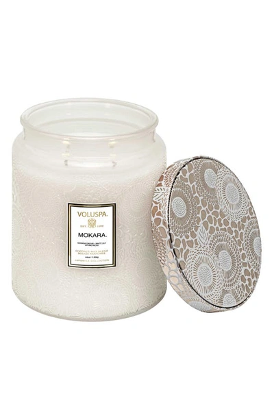 Voluspa Mokara Luxe Jar Candle In Pink