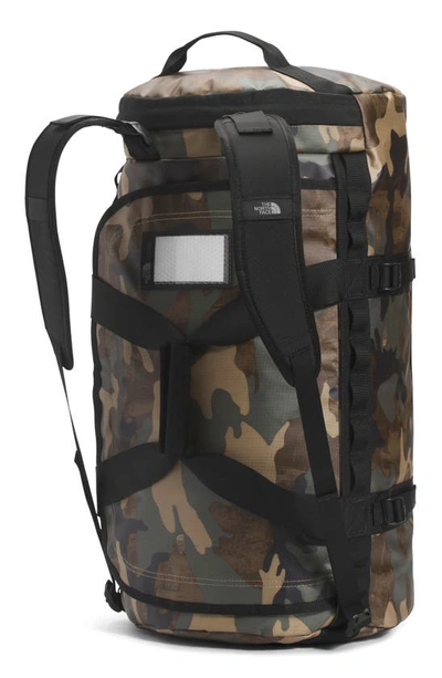 Shop The North Face Base Camp Water Resistant Medium Duffle In Kelp Tan Camo/black