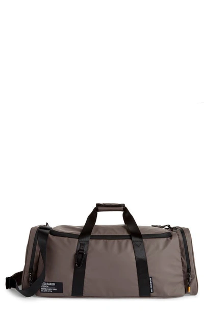 Shop Ted Baker Hyke Duffle Bag In Taupe