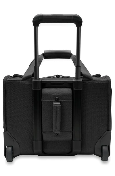Shop Briggs & Riley Baseline 2-wheel Cabin Bag In Black