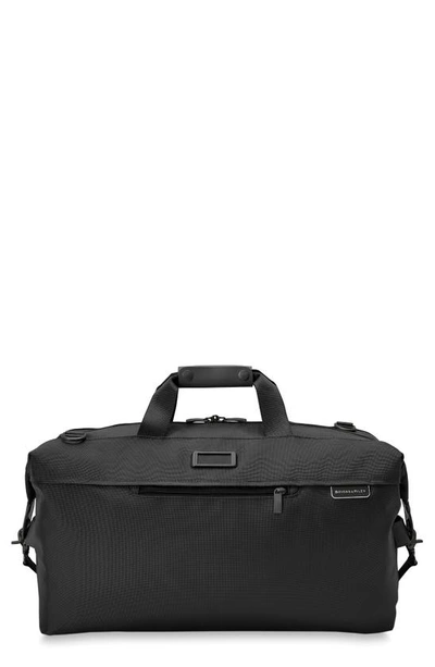 Shop Briggs & Riley Baseline Weekend Duffle Bag In Black