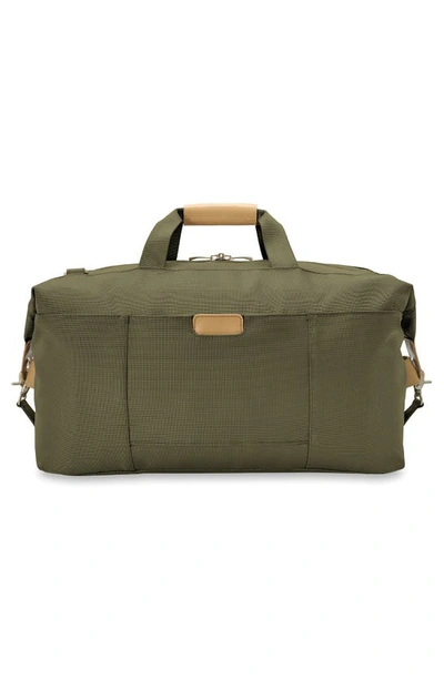 Shop Briggs & Riley Baseline Weekend Duffle Bag In Olive