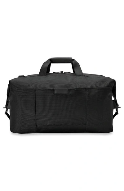 Shop Briggs & Riley Baseline Weekend Duffle Bag In Black