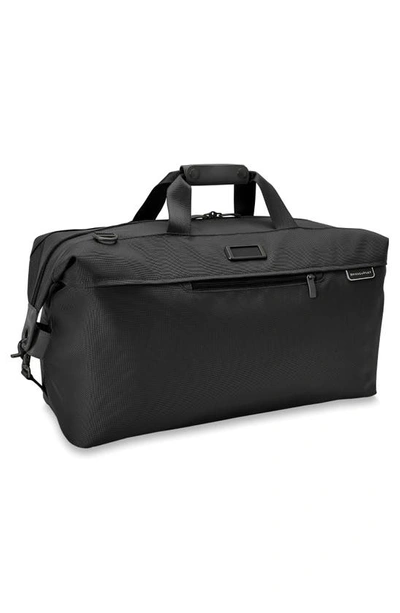 Shop Briggs & Riley Baseline Weekend Duffle Bag In Black