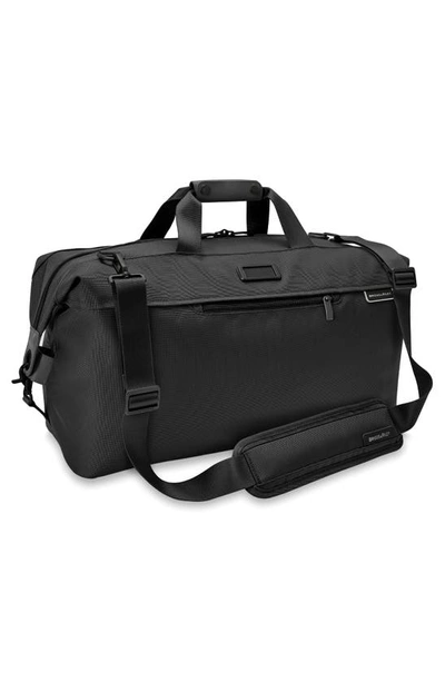 Shop Briggs & Riley Baseline Weekend Duffle Bag In Black