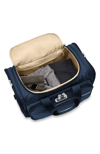 Briggs & Riley Baseline Underseat Duffel Bag In Navy