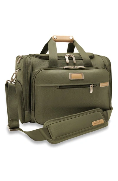 Shop Briggs & Riley Baseline Underseat Duffle Bag In Olive