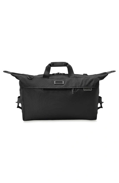 Shop Briggs & Riley Baseline Weekend Duffle Bag In Black
