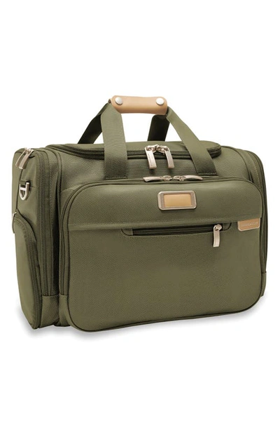 Briggs & Riley Baseline Underseat Duffel Bag In Olive